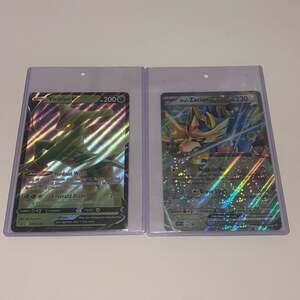 Pokémon jumbo card lot with protectors